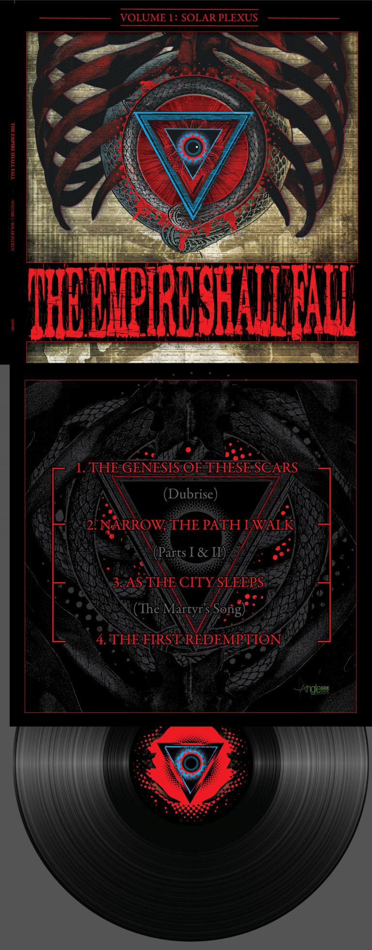 The Empire Shall Fall Solar Plexus EP Vinyl Packaging Design