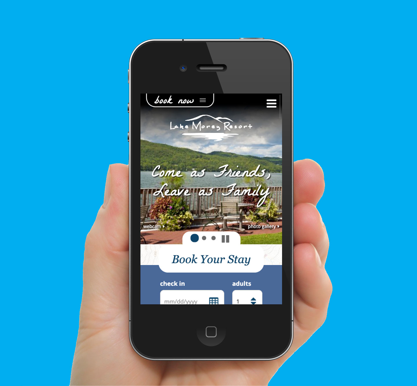 Lake Morey Resort - Homepage Mobile